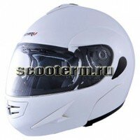 Шлем для мотоцикла Michiru MF110 белый жемчуг